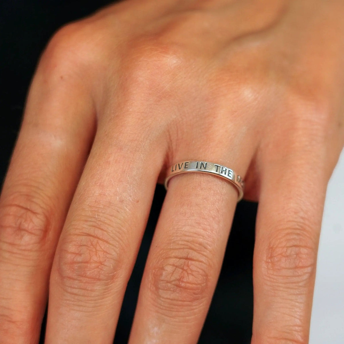 Ring Motivation (various) - Sterling Silver Inspirational Ring by La Moda Me