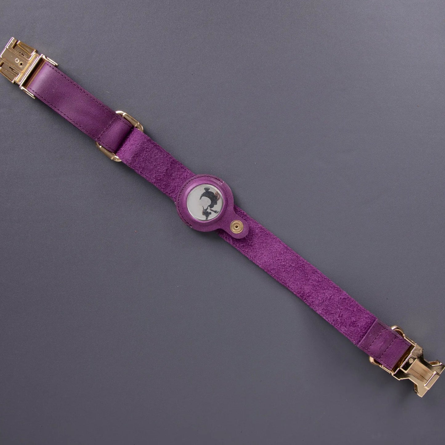 Charlotte Handcrafted Calfskin Leather Dog Collar - Compatible with AirTag by TORONATA
