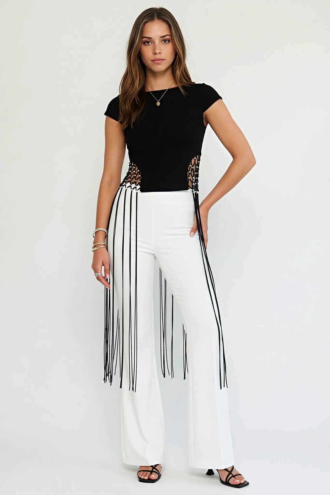 Leona fringe top by AKALIA