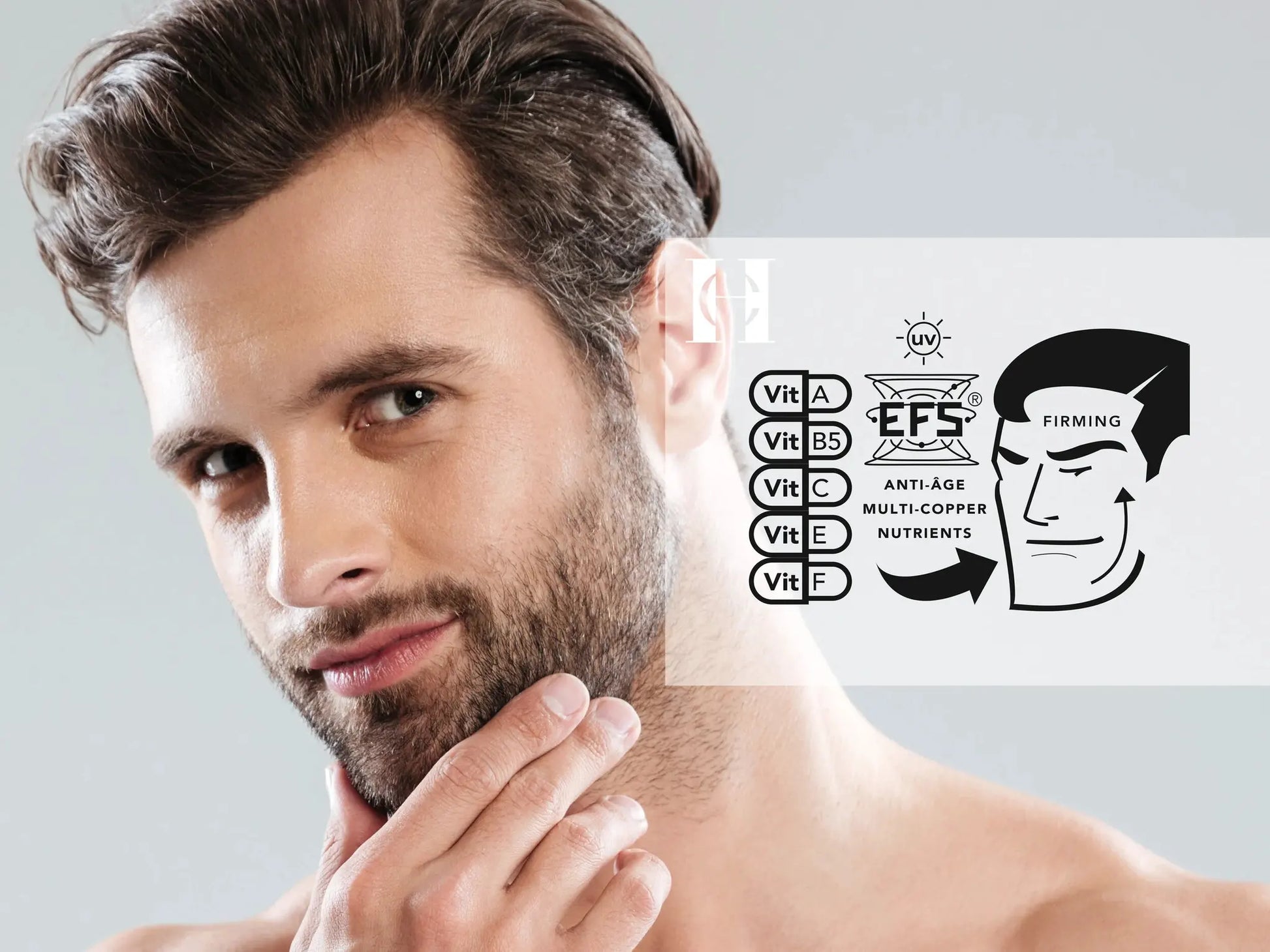 Step 3 | UV FACE MOISTURIZER. POLYVITAMIN ANTI ÂGE FOR MEN | Normal + Norm - Dry by CHRISTOPHER HANLON®