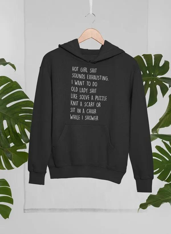 Old Lady Stuff Hoodie by Merch