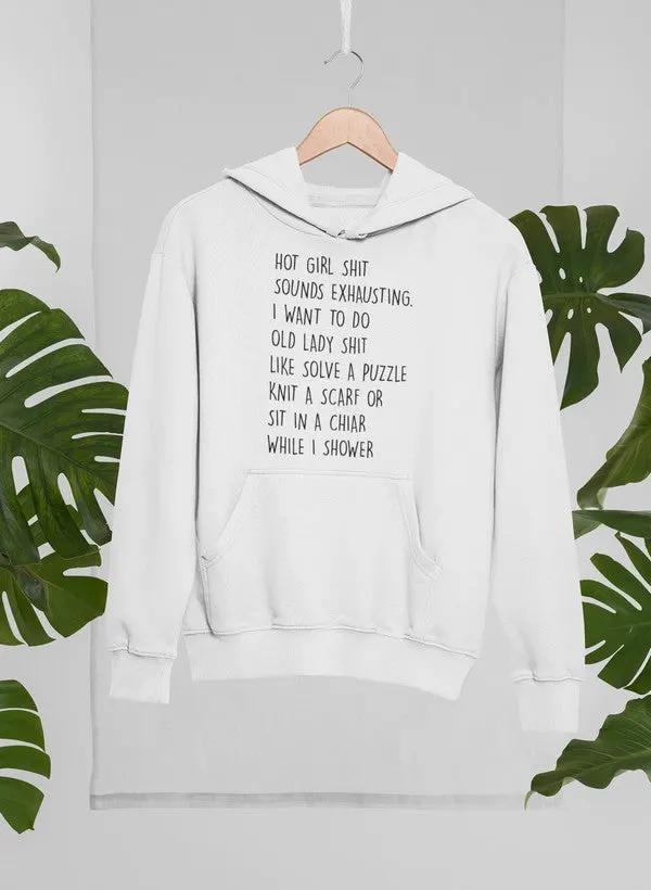 Old Lady Stuff Hoodie by Merch