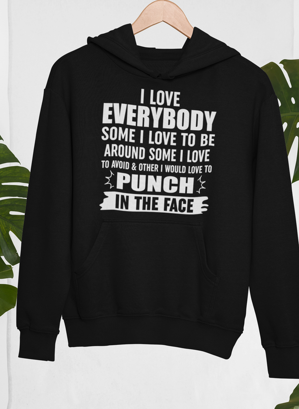 I Love Everybody Hoodie by Merch
