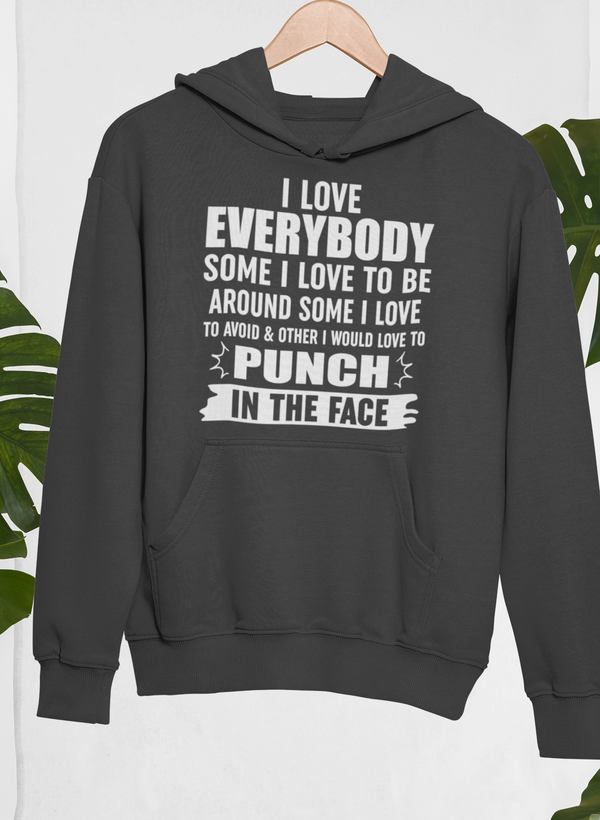 I Love Everybody Hoodie by Merch