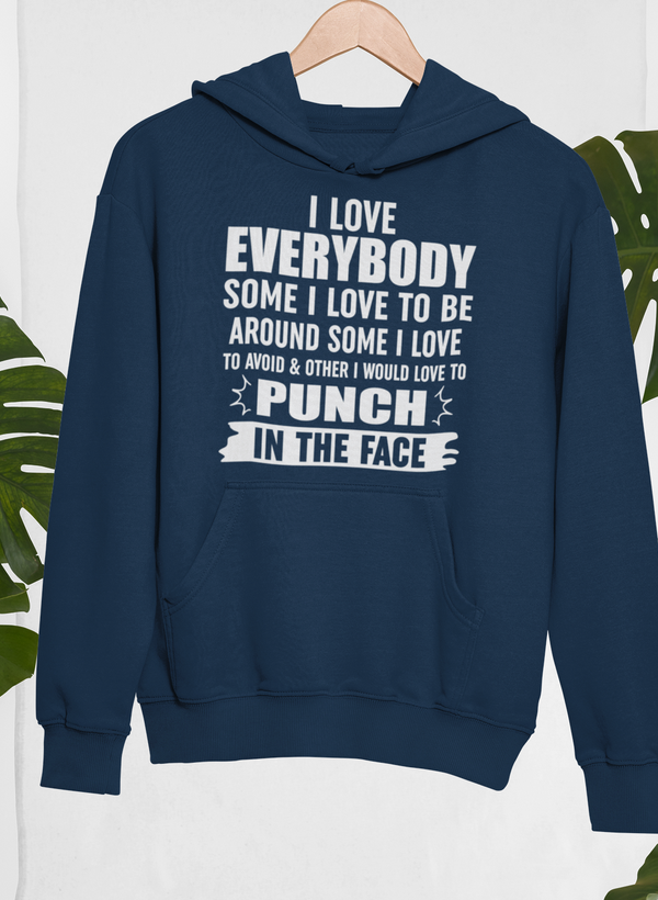 I Love Everybody Hoodie by Merch