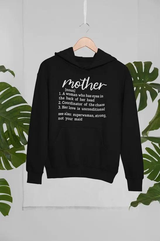 Mom Noun Mom Hoodie by Merch