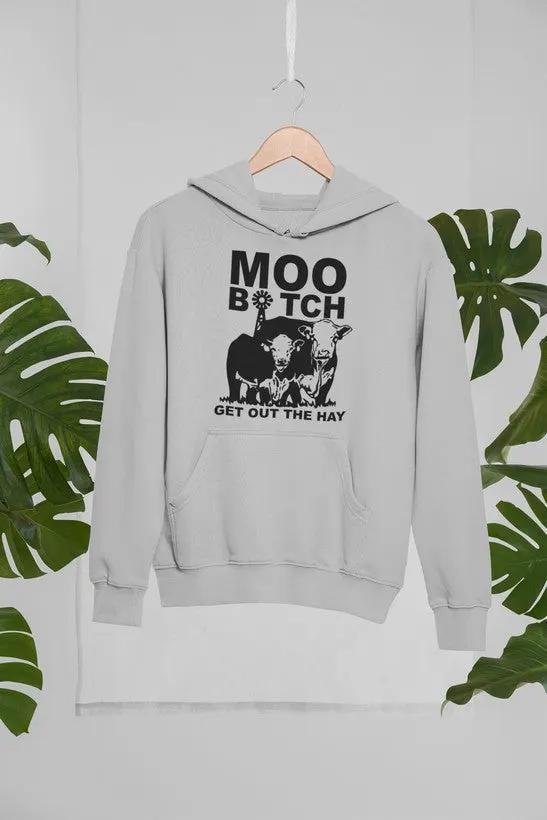 Moo Get Out The Hoodie by Merch