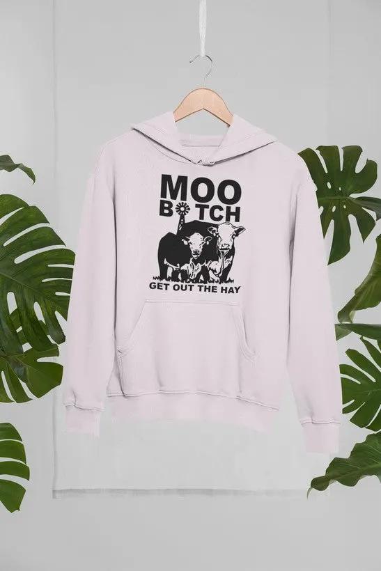 Moo Get Out The Hoodie by Merch