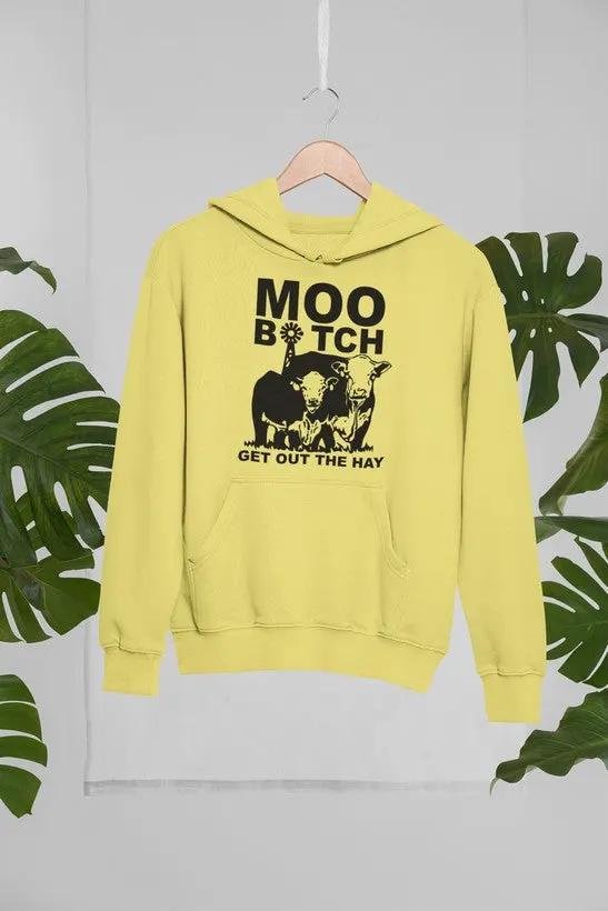 Moo Get Out The Hoodie by Merch