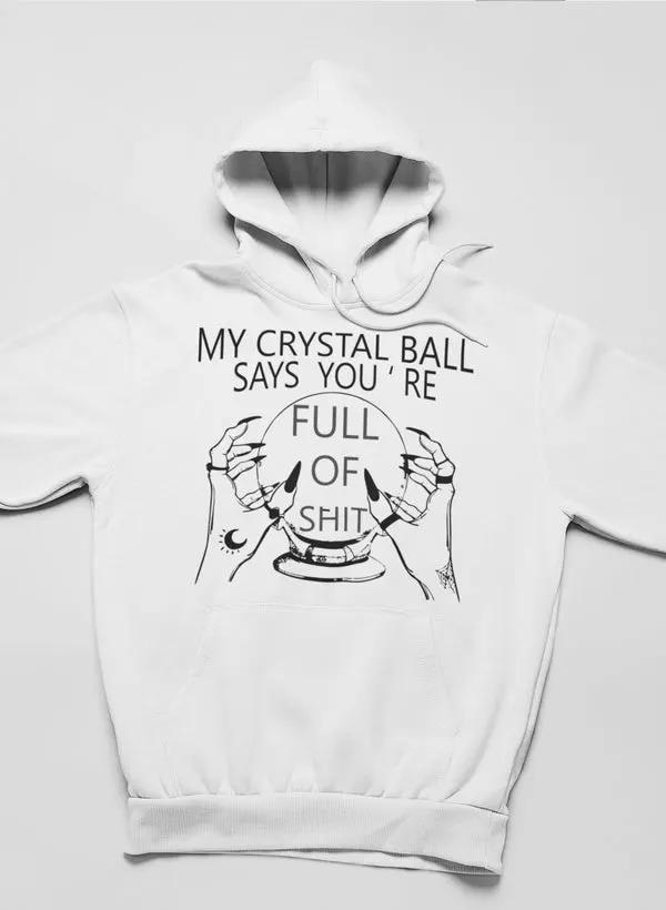 My Crystal Ball Says Hoodie by Merch