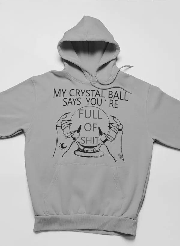 My Crystal Ball Says Hoodie by Merch