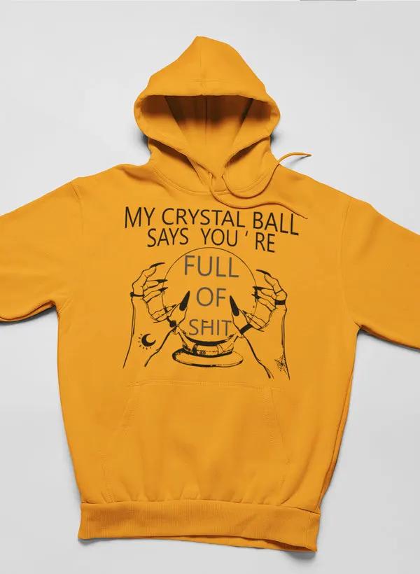 My Crystal Ball Says Hoodie by Merch