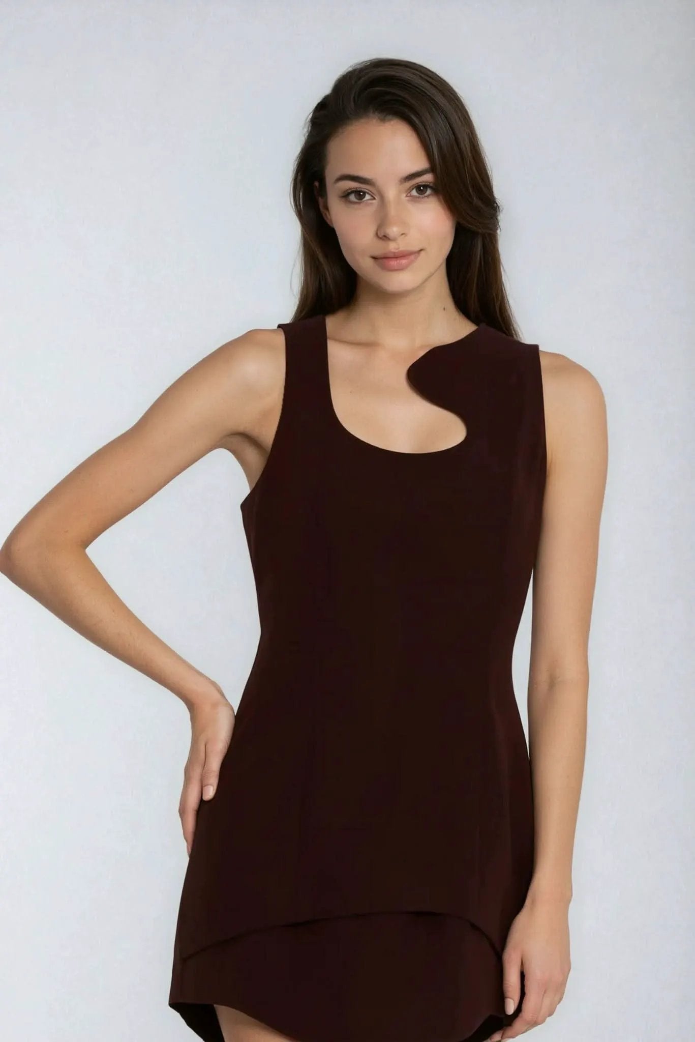 Neha Sleeveless Mini Dress by Akalia