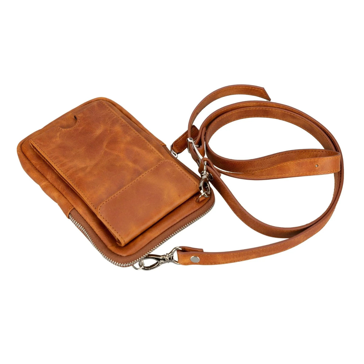 Niagara Leather Crossbody Phone Bag for Men by TORONATA