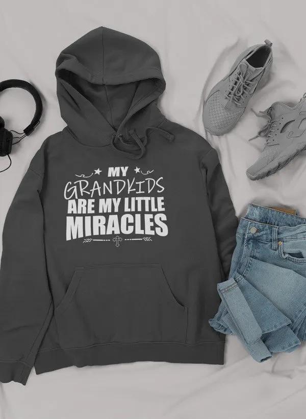 My Grandkids Are My Little Miracles Hoodie by Merch