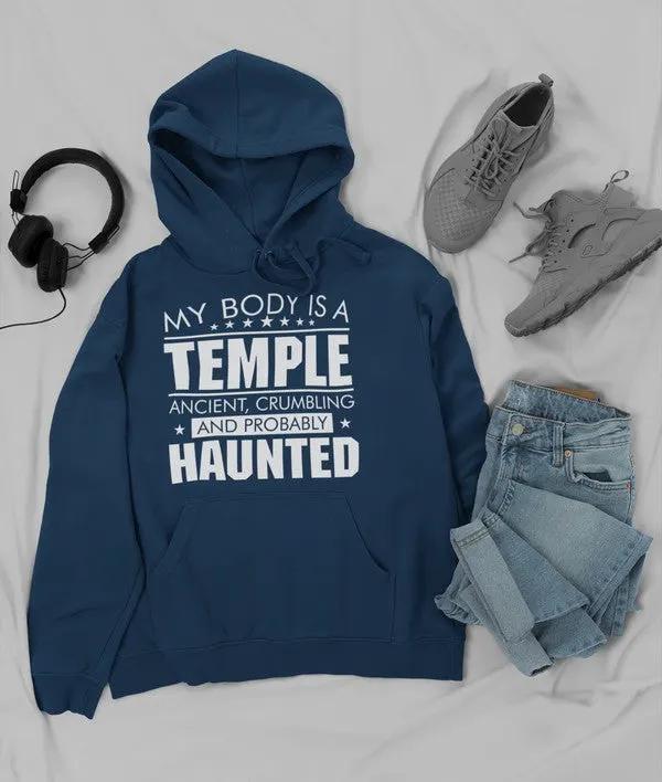 My Body Is A Temple Hoodie by Merch