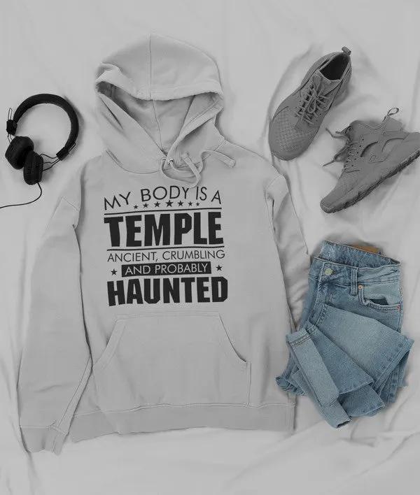 My Body Is A Temple Hoodie by Merch