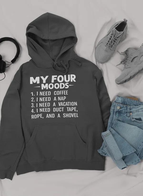 My Four Moods Hoodie by Merch