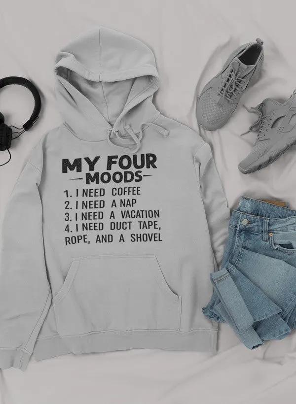 My Four Moods Hoodie by Merch