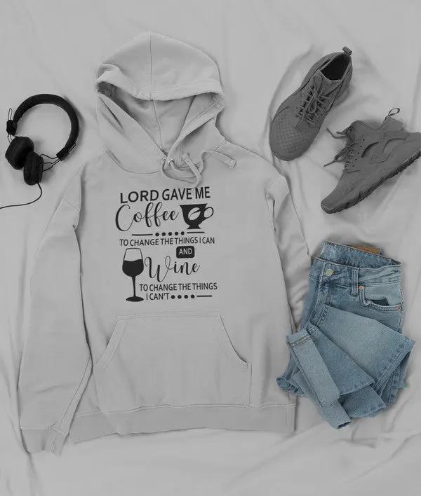 Lord Gave Me Coffee Hoodie by Merch