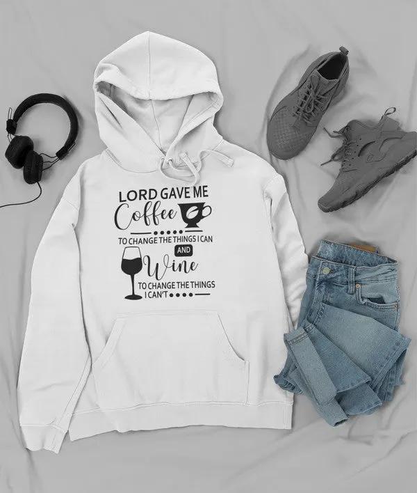 Lord Gave Me Coffee Hoodie by Merch