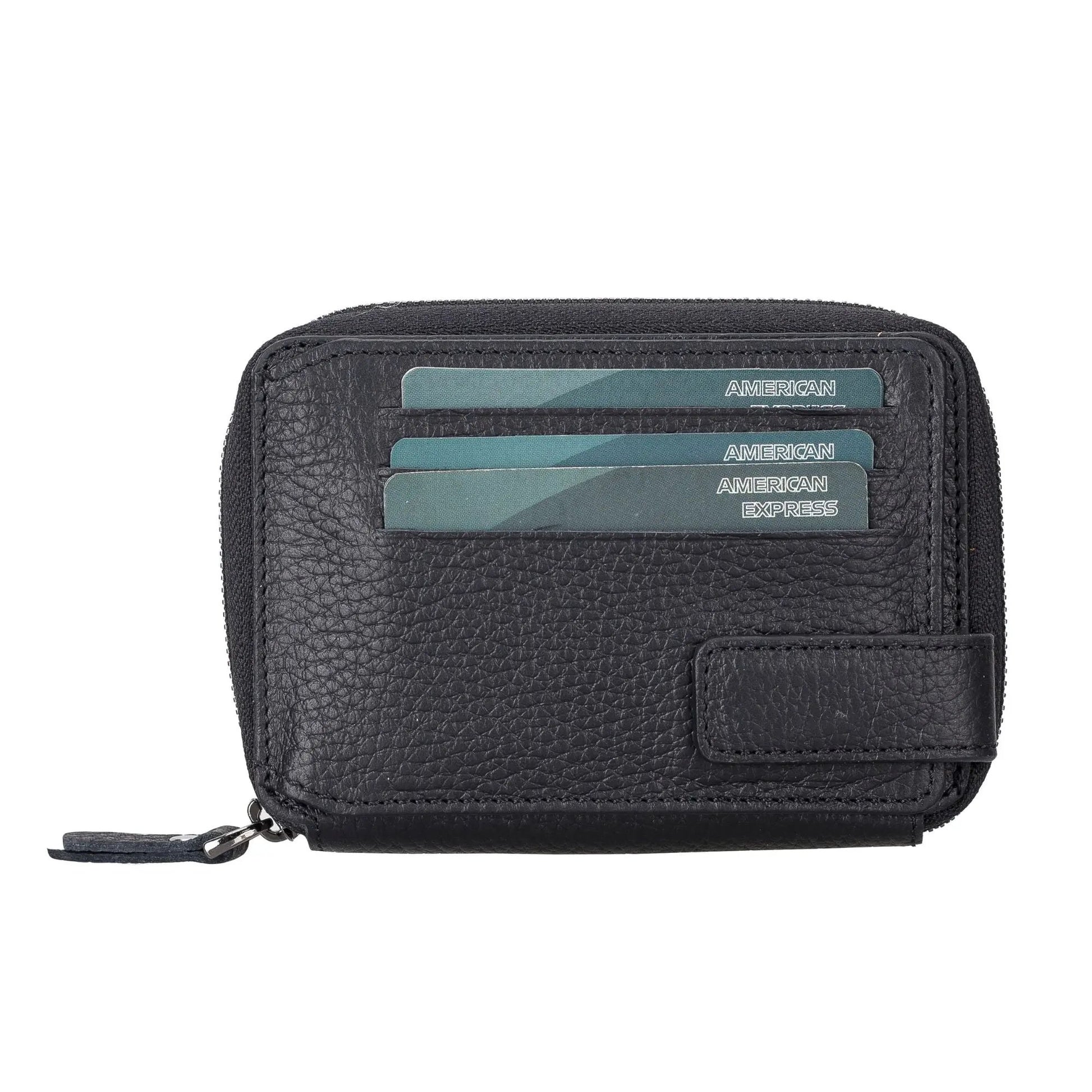 Powell Handmade Unisex Leather Wallet with Zippered Compartment by TORONATA