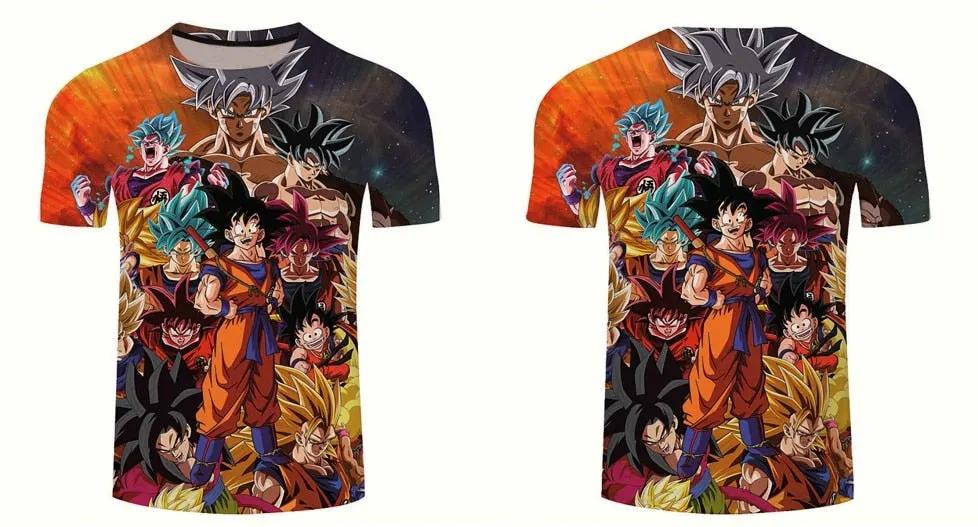 3d T Shirt Summer Fashionable Short Sleeve Hip Hop Tee Tops Men Anime Harajuku T-Shirts by Vimost Shop