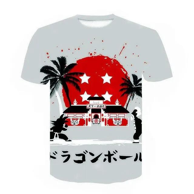 3d T Shirt Summer Fashionable Short Sleeve Hip Hop Tee Tops Men Anime Harajuku T-Shirts by Vimost Shop