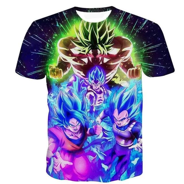 3d T Shirt Summer Fashionable Short Sleeve Hip Hop Tee Tops Men Anime Harajuku T-Shirts by Vimost Shop