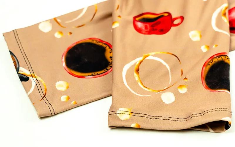 Summer Style Fresh Little Daisy Pattern Print Women Leggings High Waist Plus Size by Vimost Shop