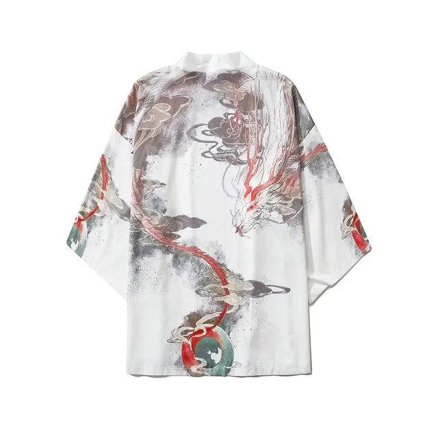 Anime Beauty Devil Kimono Streetwear Style Men Women Cardigan Japanese Robe Female Traditional Clothing by Vimost Shop