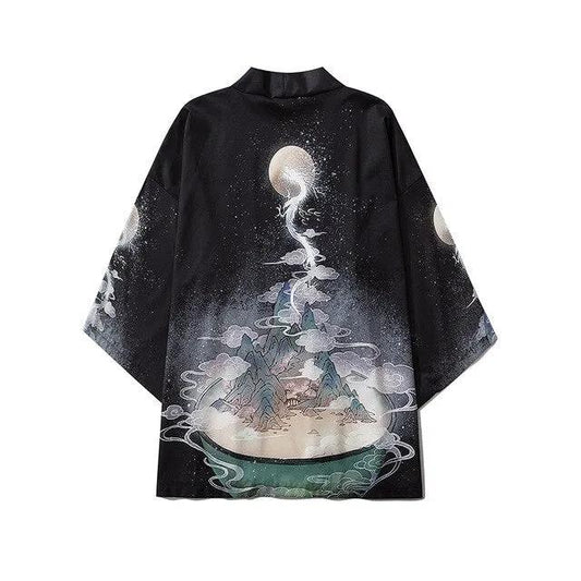 Anime Beauty Devil Kimono Streetwear Style Men Women Cardigan Japanese Robe Female Traditional Clothing by Vimost Shop