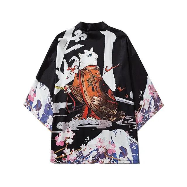 Japanese Crane Kimono Women Cardigan Yukata Fashion Men Haori Obi Clothing Asian Shirt National Tradition Clothes by Vimost Shop