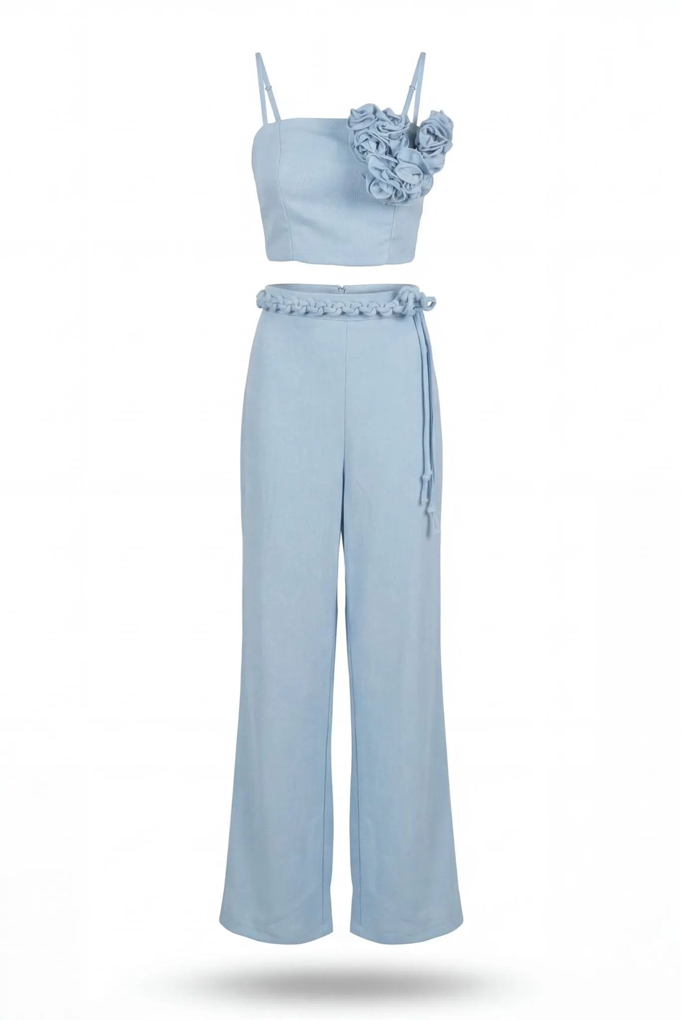 Rosalia Pants and Top Set In Celeste by Akalia