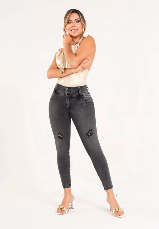 PUSH UP JEAN MHS0077 by Shape Up