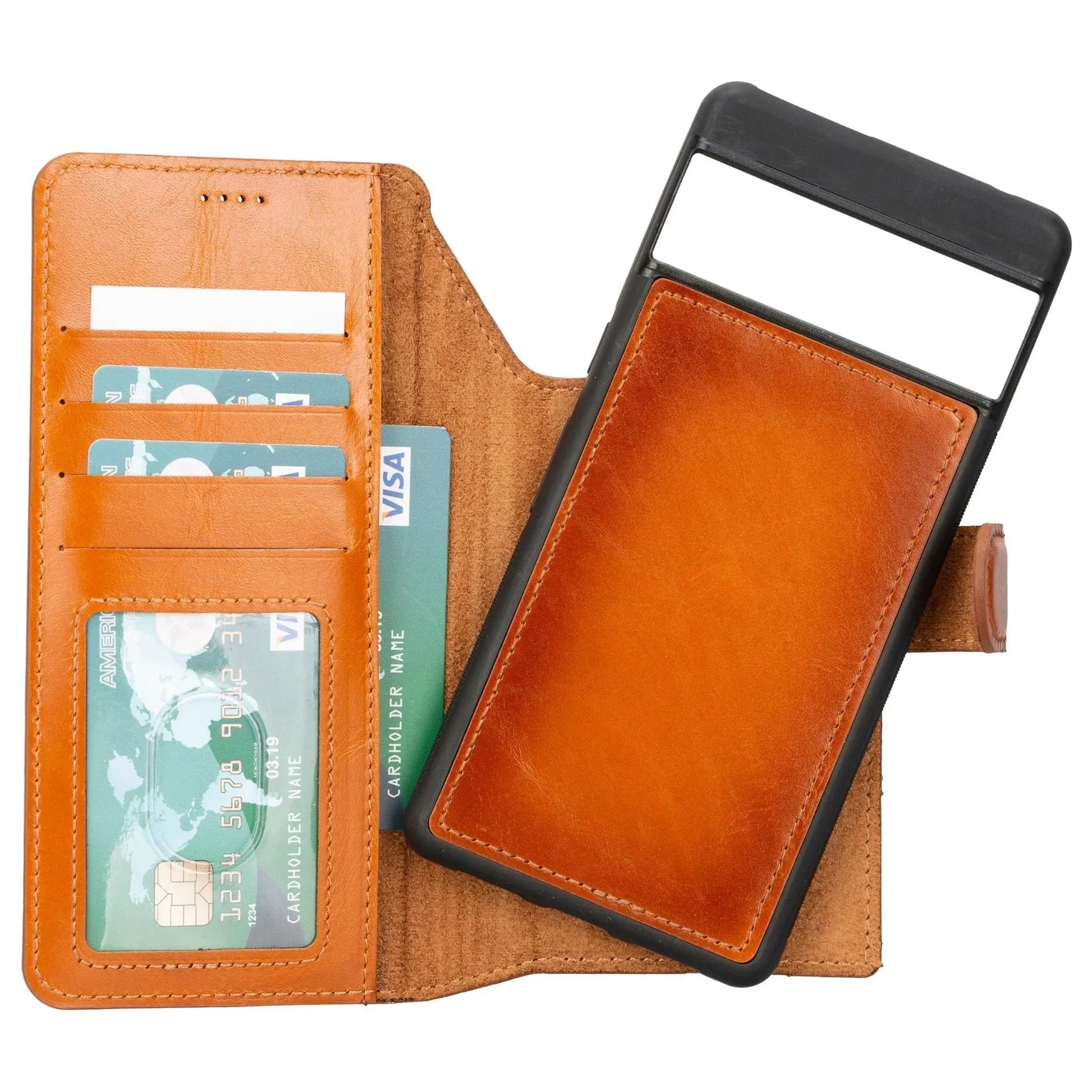 Sheridan Leather Detachable Wallet for Google Pixel 5 by TORONATA