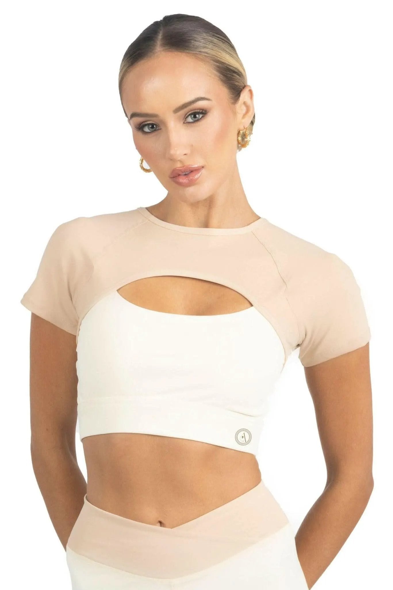 Sienna Color Block Activewear Top by Akalia