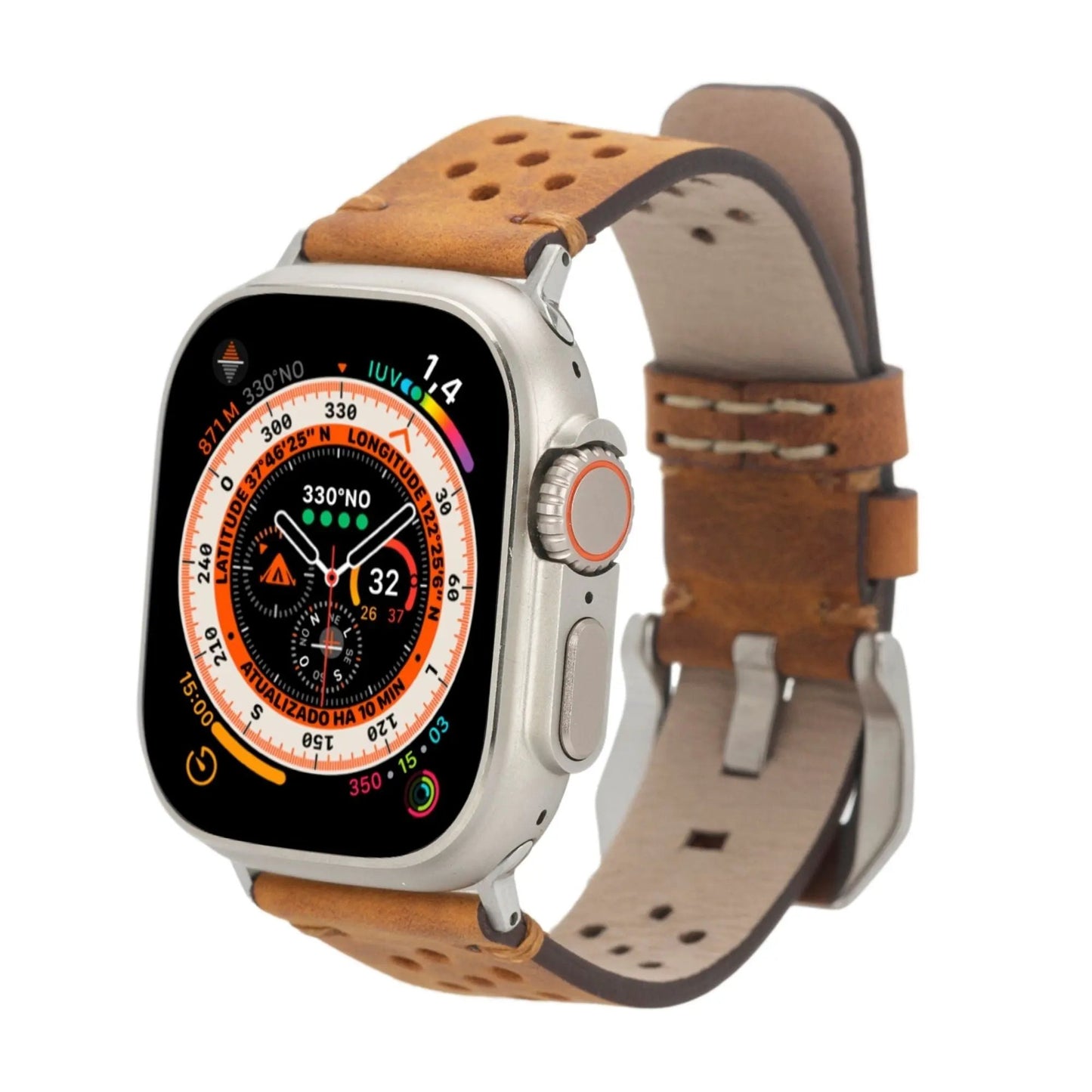 Teton Leather Bands for Apple Watch 9, Ultra 2 and SE by TORONATA