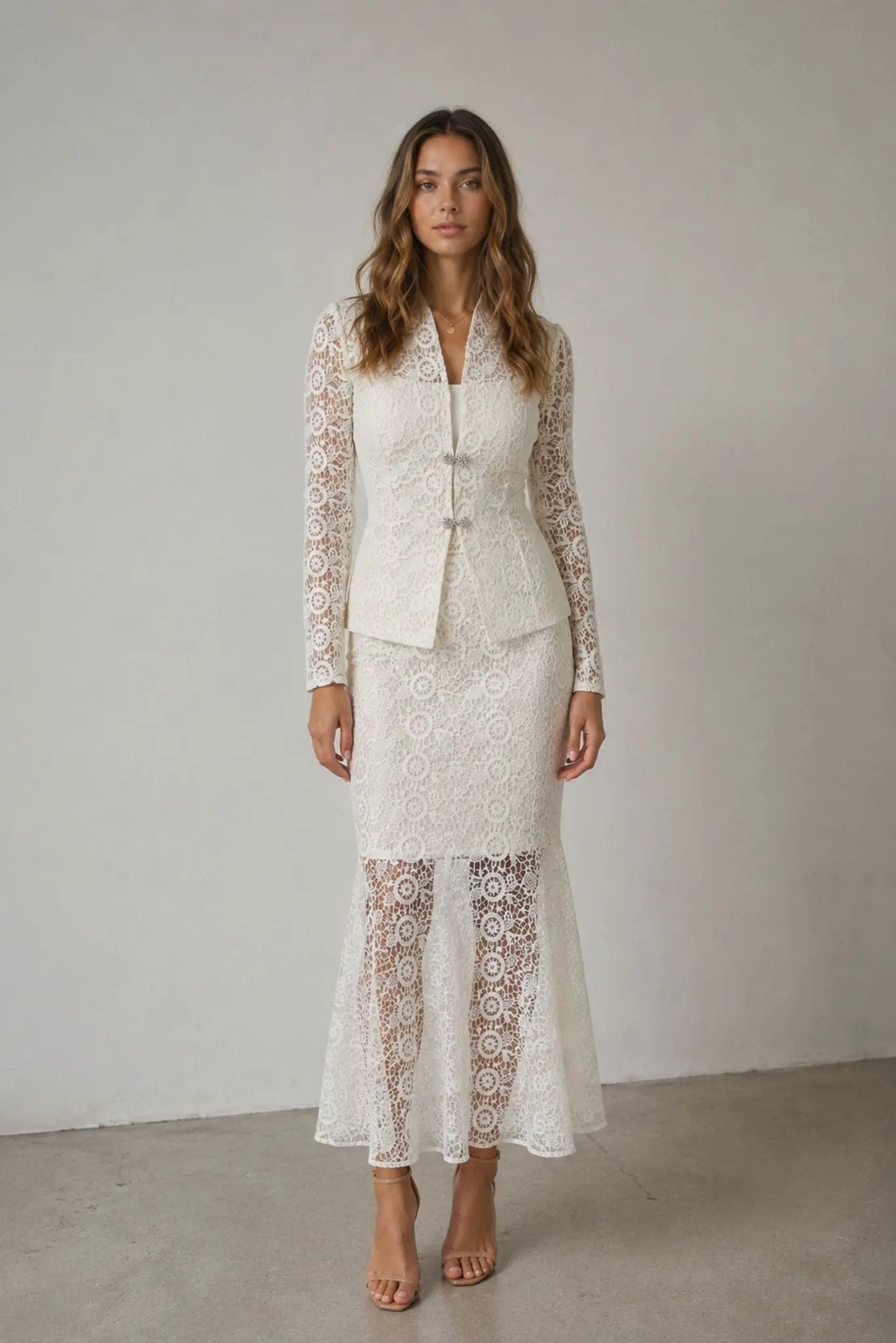 The Valentina Lace Blazer by Akalia