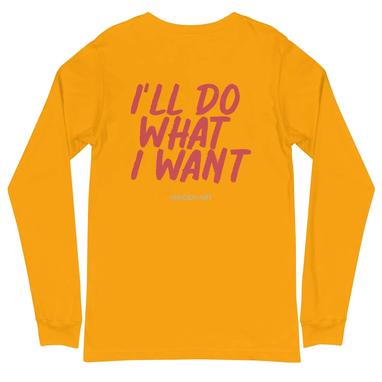 Rebel Girl Unisex Long Sleeve Tee with EMBROIDERY by Maiden-Art