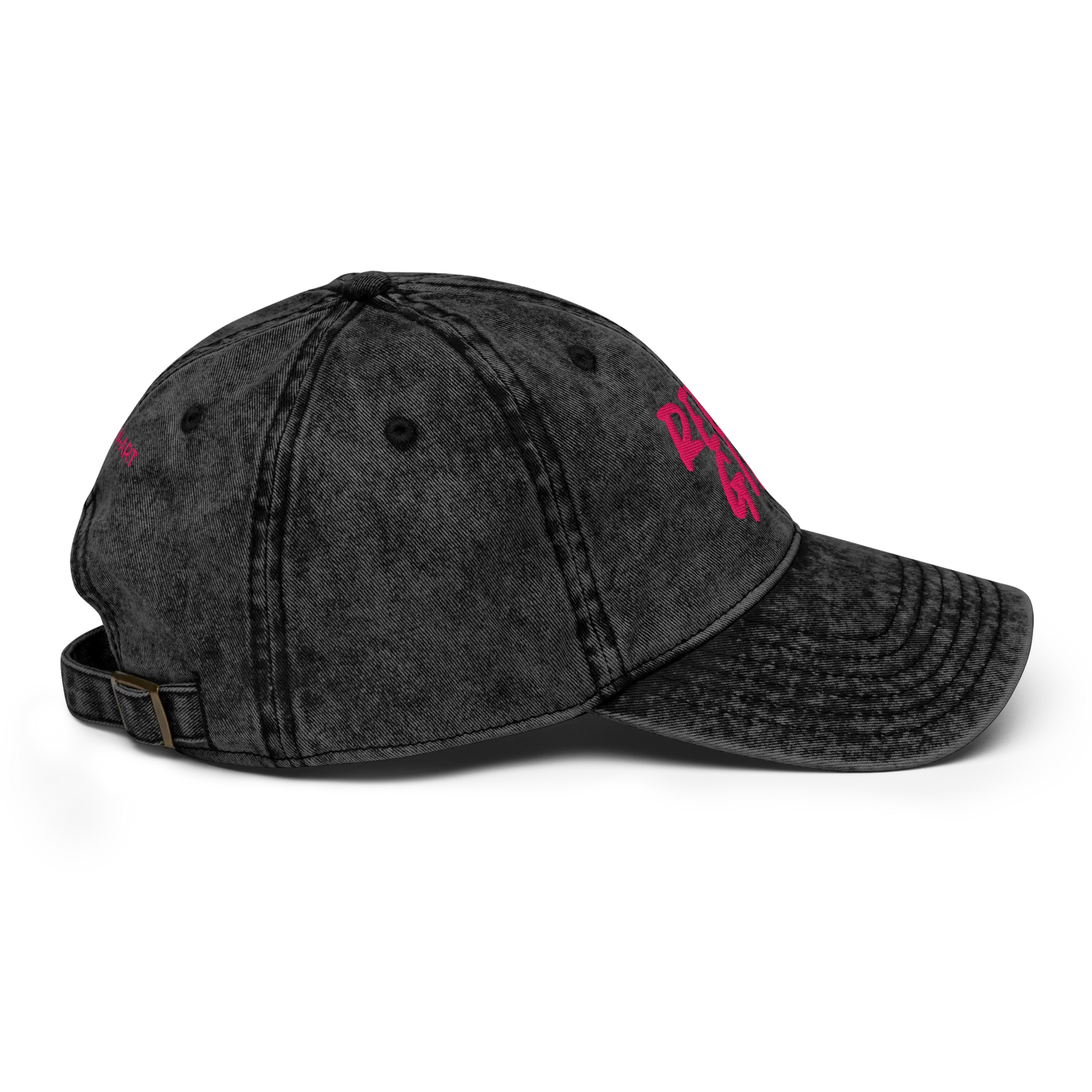 Vintage Cap REBEL GIRL Vintage Cotton Twill Cap by Maiden-Art