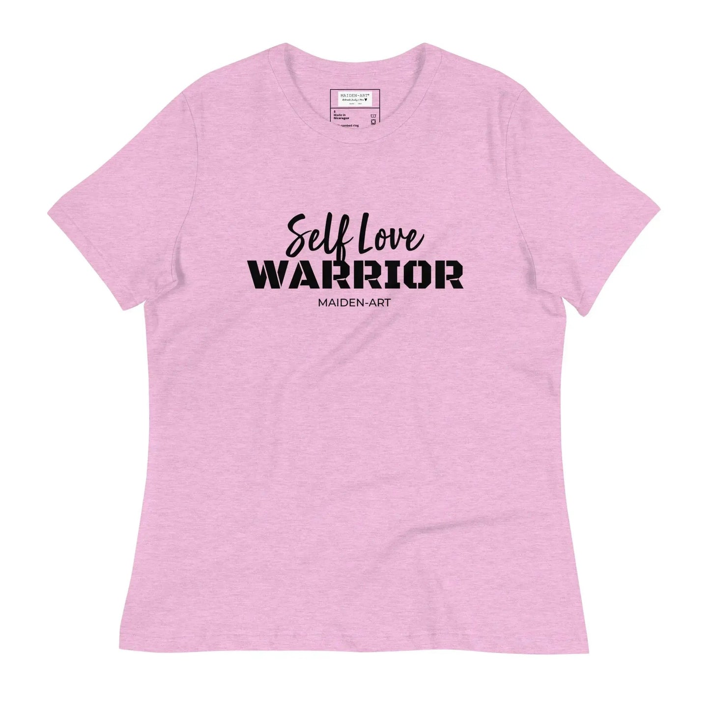 Women's relaxed t-shirt Self Love Warrior by Maiden-Art