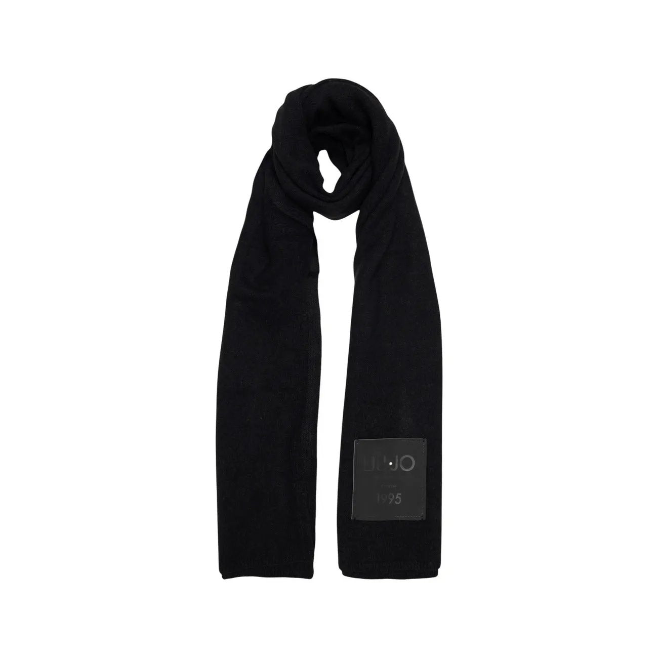 Liu Jo Women Black Wool Blend Scarf Warm Winter Fashion Accessory by Liu Jo