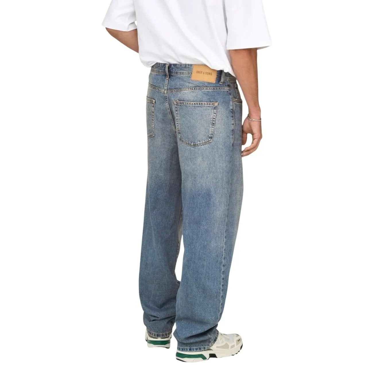 Only And Sons Men Premium Classic Straight Fit Organic Cotton Jeans by Only & Sons