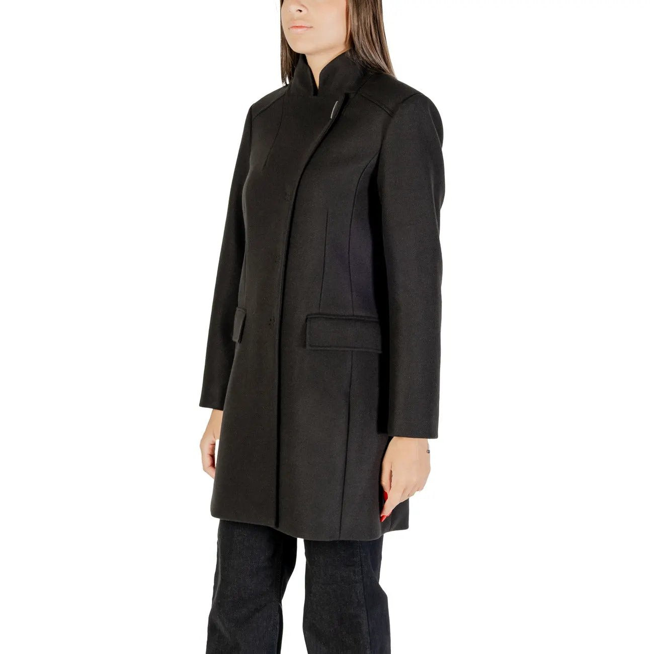 Liu Jo Sophisticated Women Coat Featuring Warm Wool Blend Design by Liu Jo