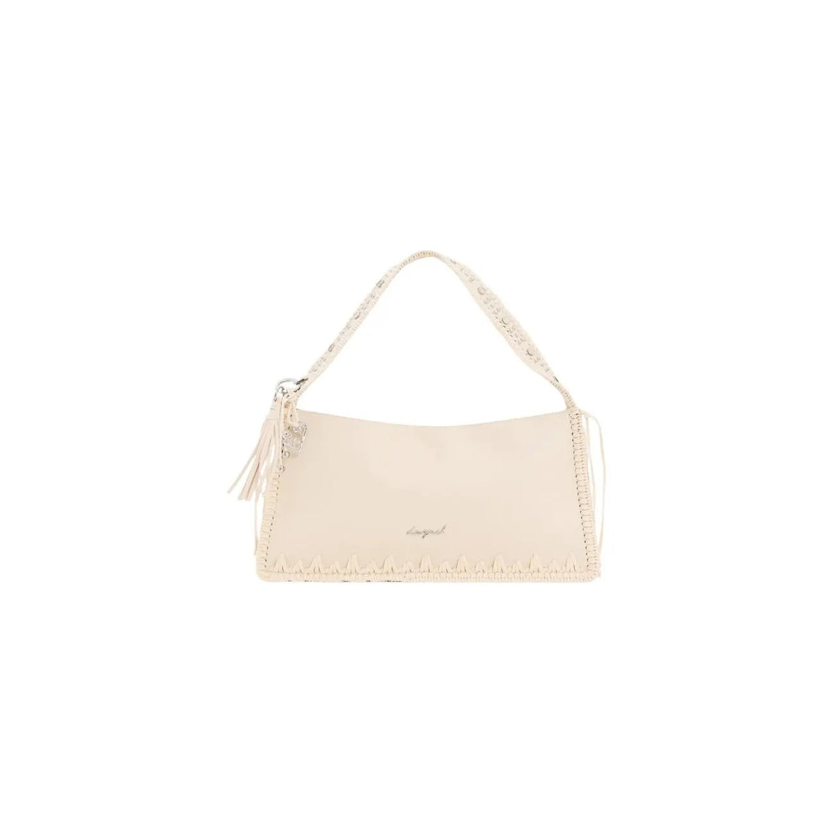Desigual Women Beige Stylish Handbag With Zip Fastening And Pocket by Desigual