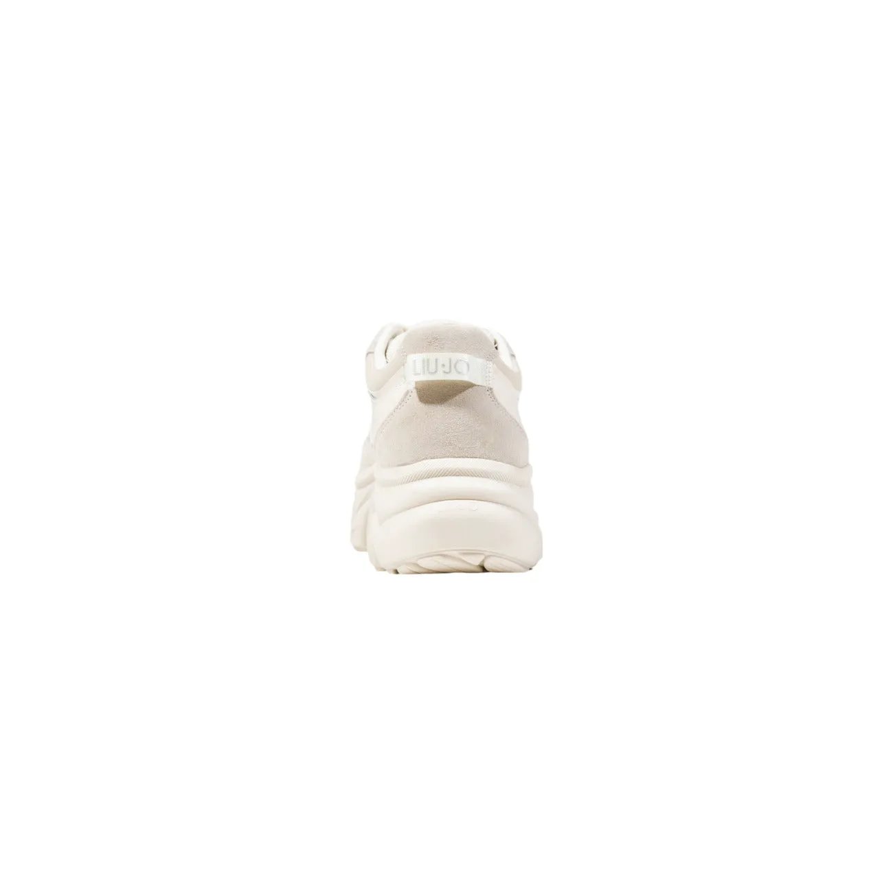 Liu Jo Women White Sporty Chunky Sole Lace Sneakers Faux Leather Style by Liu Jo