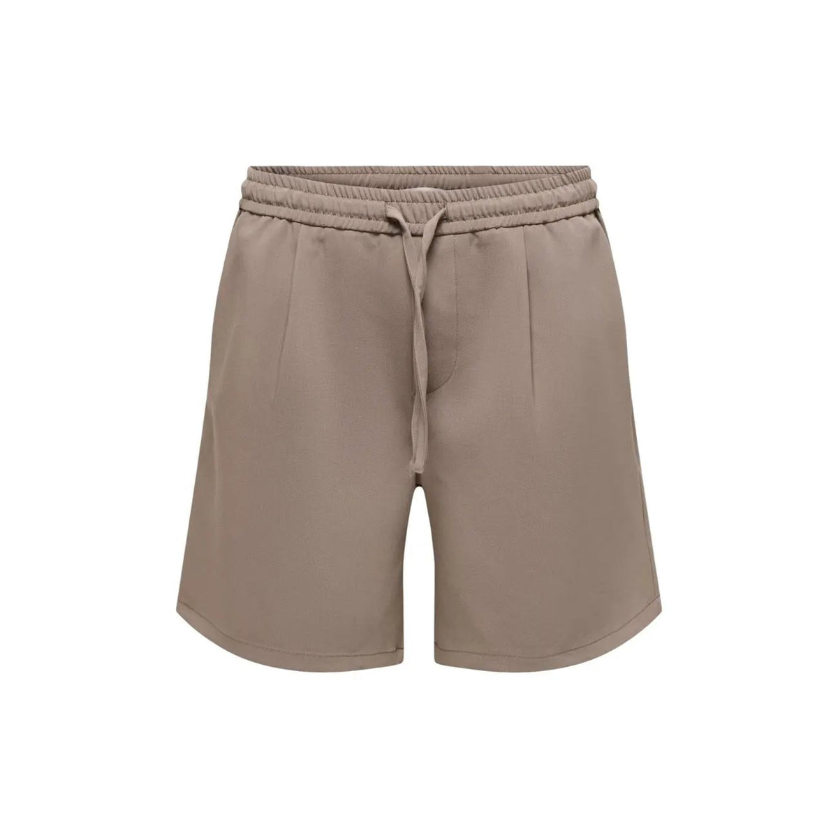 Only and Sons Men's Grey Comfort Stretch Shorts With Side Pockets by Only & Sons