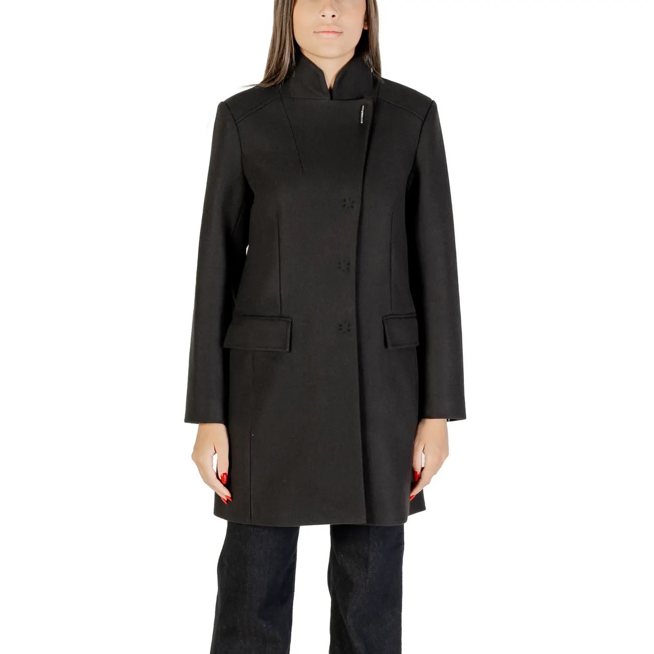 Liu Jo Sophisticated Women Coat Featuring Warm Wool Blend Design by Liu Jo