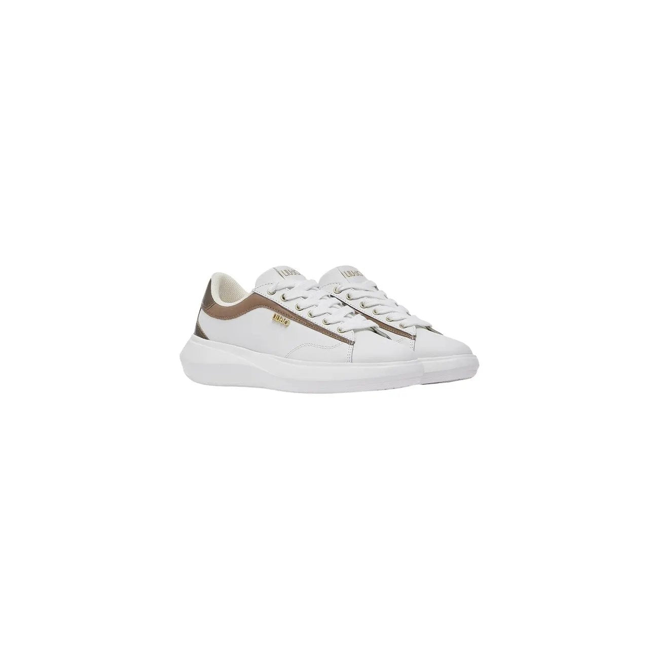 Essential Liu Jo White Womens Sneakers Premium Leather Style by Liu Jo